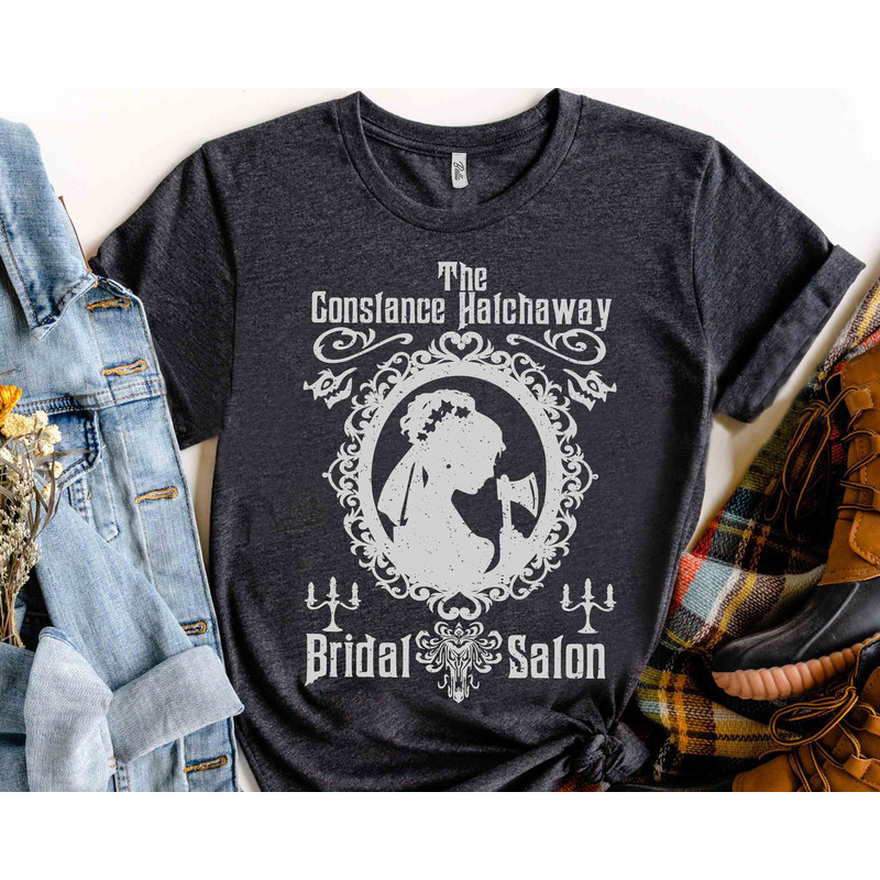 The Haunted Mansion Constance Hatchaway Bridal Salon Shirt, Disney Halloween Mickey's Not So Scary Party Tee, Disneyland Vacation Party Gift.jpg