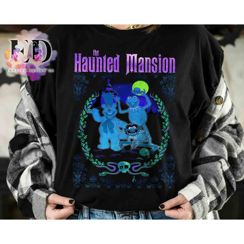 The Muppets Show Cosplay Hitchhiking Ghost Haunted Mansion Shirt, Foolish Mortals Tee, Disney Parks Disneyland Halloween Party Trip Gift.jpg
