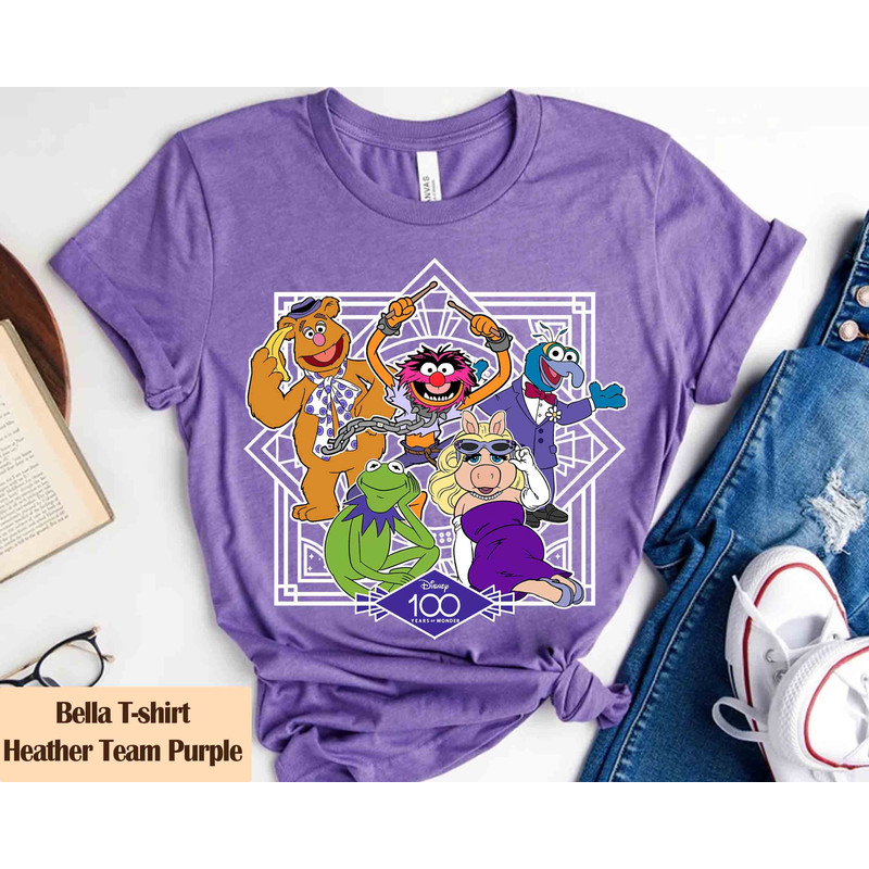 The Muppets Show Group Custom Disney 100 Years Of Wonder Shirt, Magic Kingdom WDW Unisex T-shirt Family Birthday Gift Adult Kid Toddler Tee.jpg