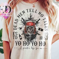 vintage disney dead men tell no tales est 1967 shirt, captain jack sparrow pirates of the