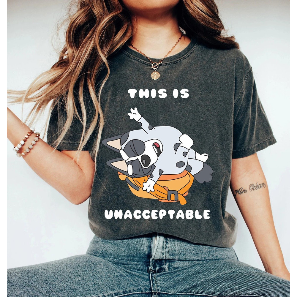 Blue Dog Muffin Heeler Hurry Up Shirt, Muffin Heeler Shirt, Blue.y Shirt, This is unacceptable shirt, Funny Muffin Shirt, Muffin Tee.jpg