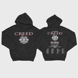 creed 2024 tour summer of 99 tour shirt, creed band fan shirt, creed 2024 concert shirt, summe