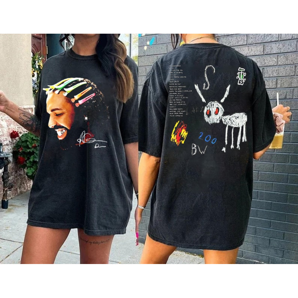 Draake Hair Clips Signature T Shirt, Draake For All The Dogs Sweatshirt, Draake Album Hoodie, Draake Concert Unisex Tee Gift for fan.jpg