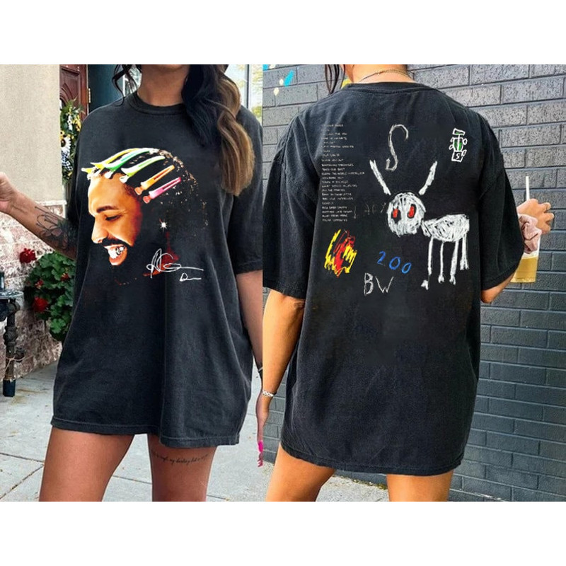 Draake Hair Clips Signature T Shirt, Draake For All The Dogs Sweatshirt, Draake Album Hoodie, Draake Concert Unisex Tee Gift for fan.jpg