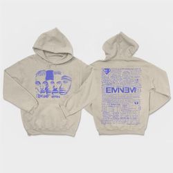 eminem slim shady 90s rap shirt, bootleg rapper the marshall mathers lp album vintage y2k sweat