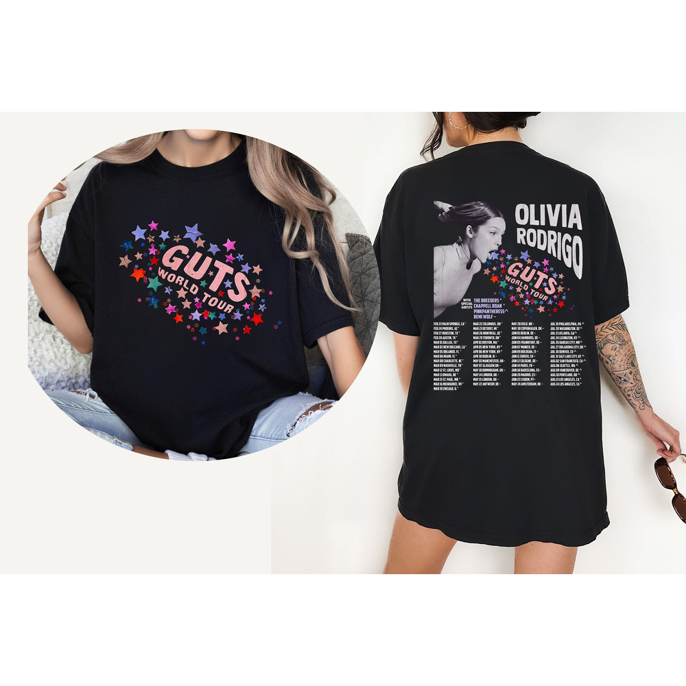 Guts Olivia World Tour Shirt, Vintage Olivia Guts Tour Shirt, Rodrigo World Tour Concert Shirt, Sweatshirt, Hoodie, Gift for him.jpg