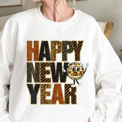 happy new year png, in my 2024 era png, new year 2024 png, disco new year sublimation, holiday