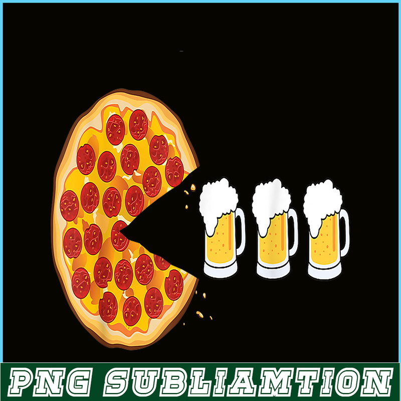 BEER28102359-Pepperoni Pizza And Beer Funny Pizza PNG Beer Lover PNG.png