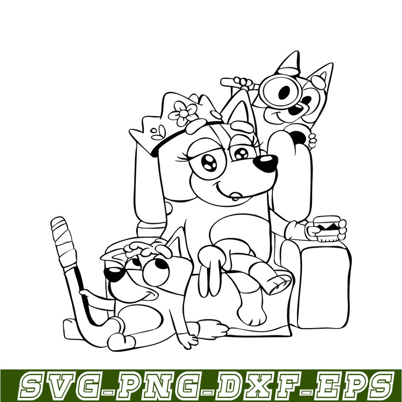 BL22112323-Cute Bluey Design SVG PNG DXF EPS Bluey Cartoon SVG Bluey SVG.png