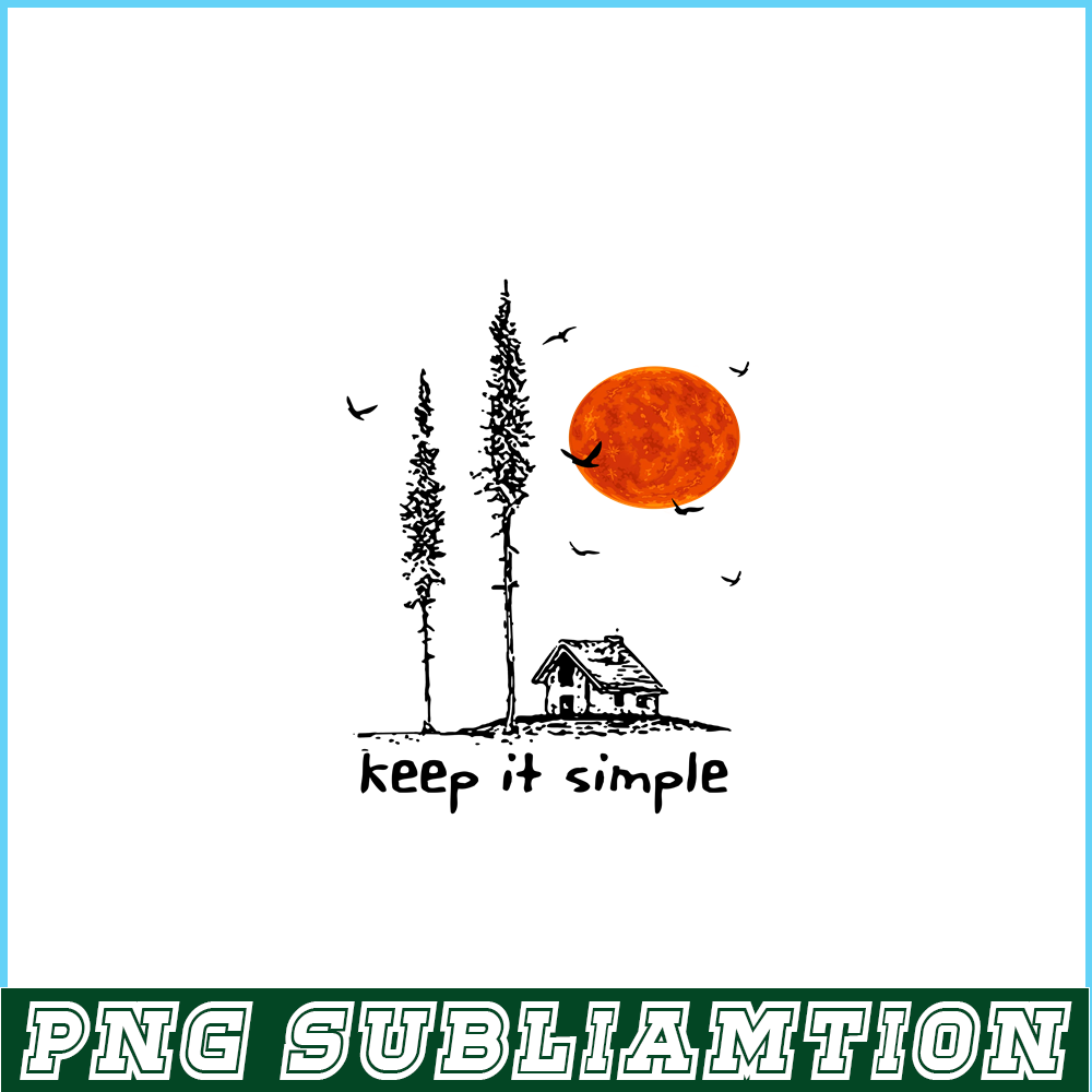 CAMP07112356-KEEP IT SIMPLE PNG Horror Camping Night PNG Red Moon PNG.png