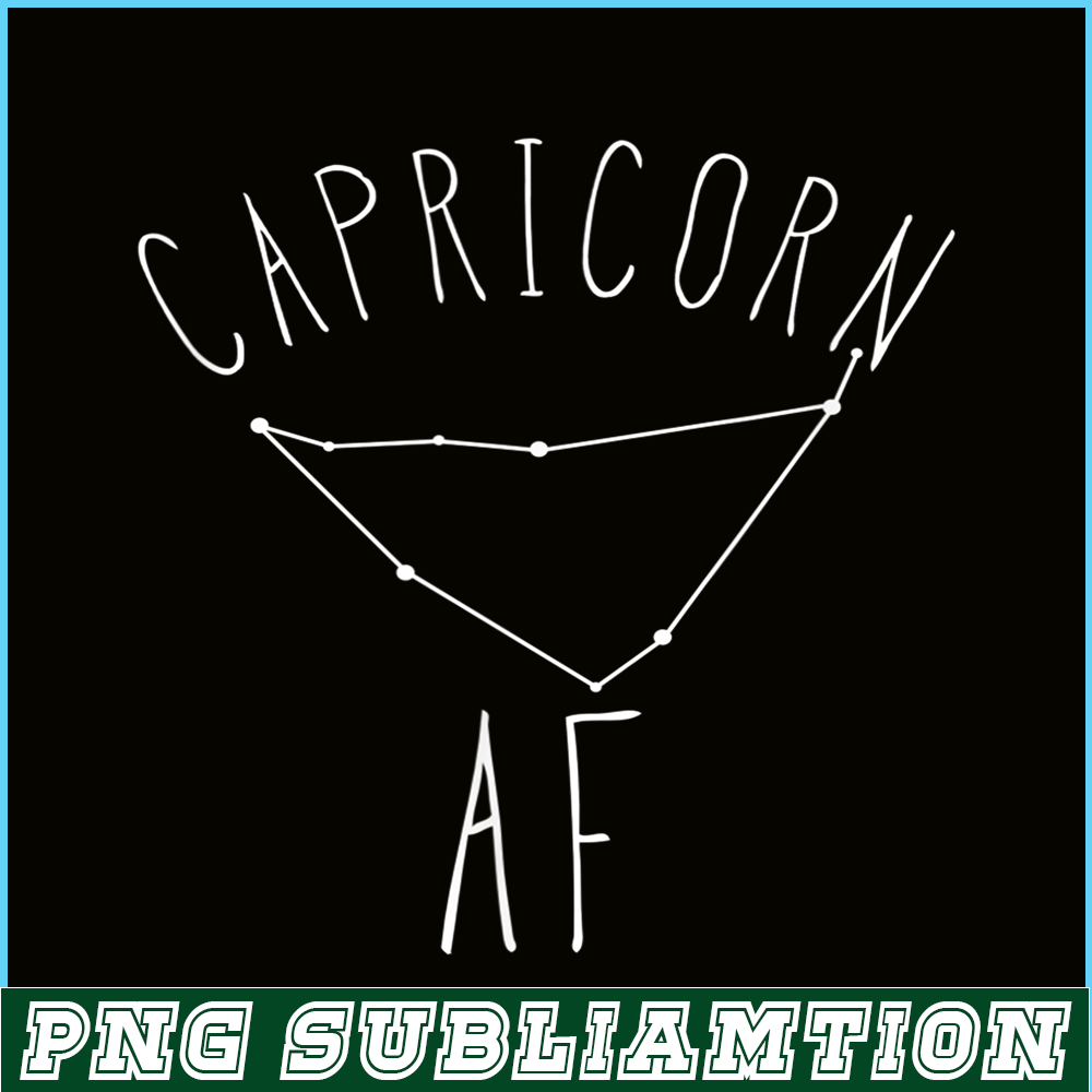 CPB28102307-Capricorn AF PNG Constellation Zodiac PNG Capricorn Birthday Gift PNG.png