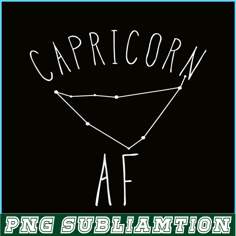 CPB28102307-Capricorn AF PNG Constellation Zodiac PNG Capricorn Birthday Gift PNG.png