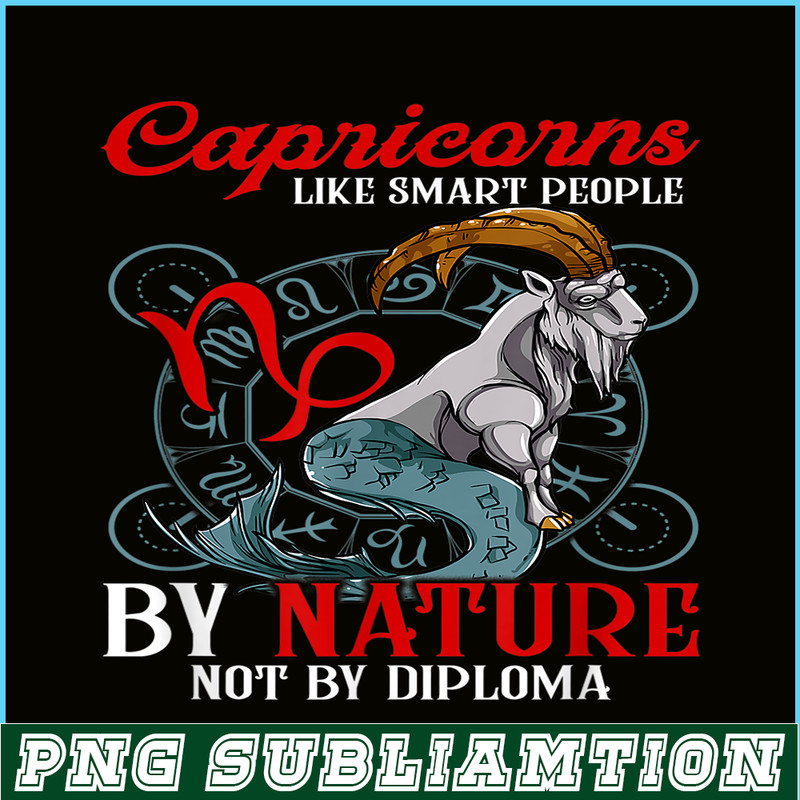 CPB28102343-Capricorn Wise Goat PNG Astrology Art PNG Horoscope Lovers Gift PNG.png
