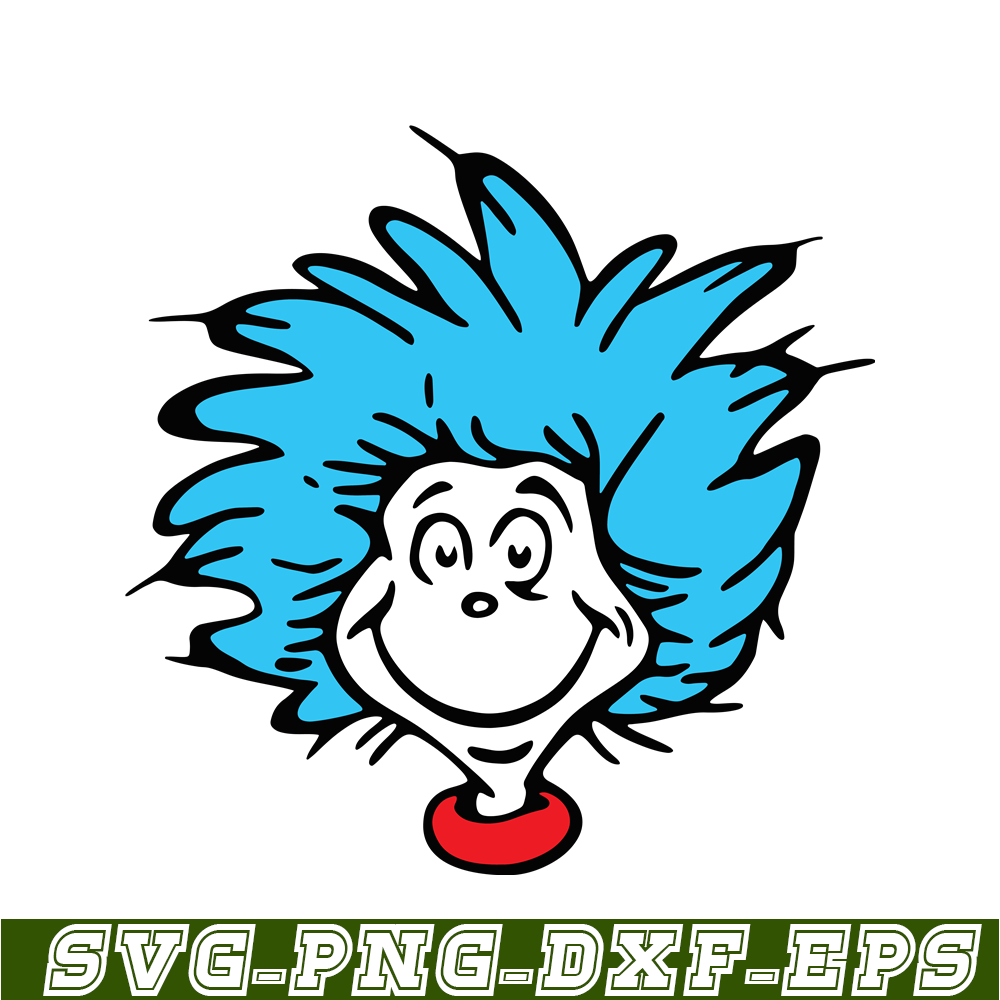 DS104122338-Thing 2 Character SVG, Dr Seuss SVG, Cat in the Hat SVG DS104122338.png