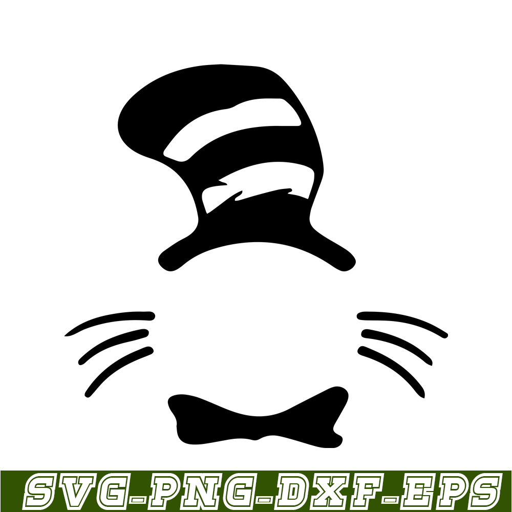 DS105122309-Black Cat With The Black Hat Monogram SVG, Dr Seuss SVG, Cat in the Hat SVG DS105122309.png