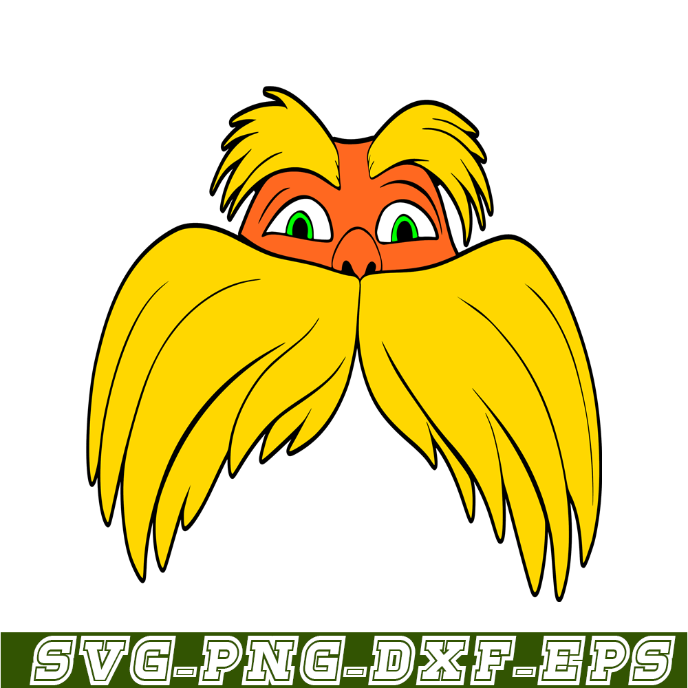 DS105122322-Lorax The Face SVG, Dr Seuss SVG, Cat In The Hat SVG DS105122322.png