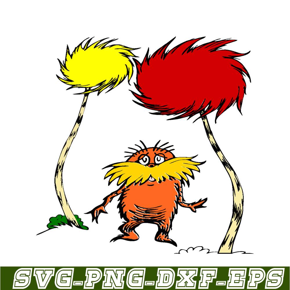 DS205122317-Lorax And His Trees SVG, Dr Seuss SVG, Dr. Seuss' the Lorax SVG DS205122317.png