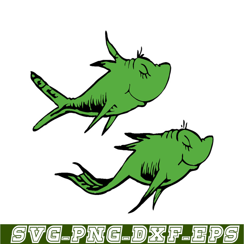 DS205122324-Lovely Green Fishes SVG, Dr Seuss SVG, Cat In The Hat SVG DS205122324.png