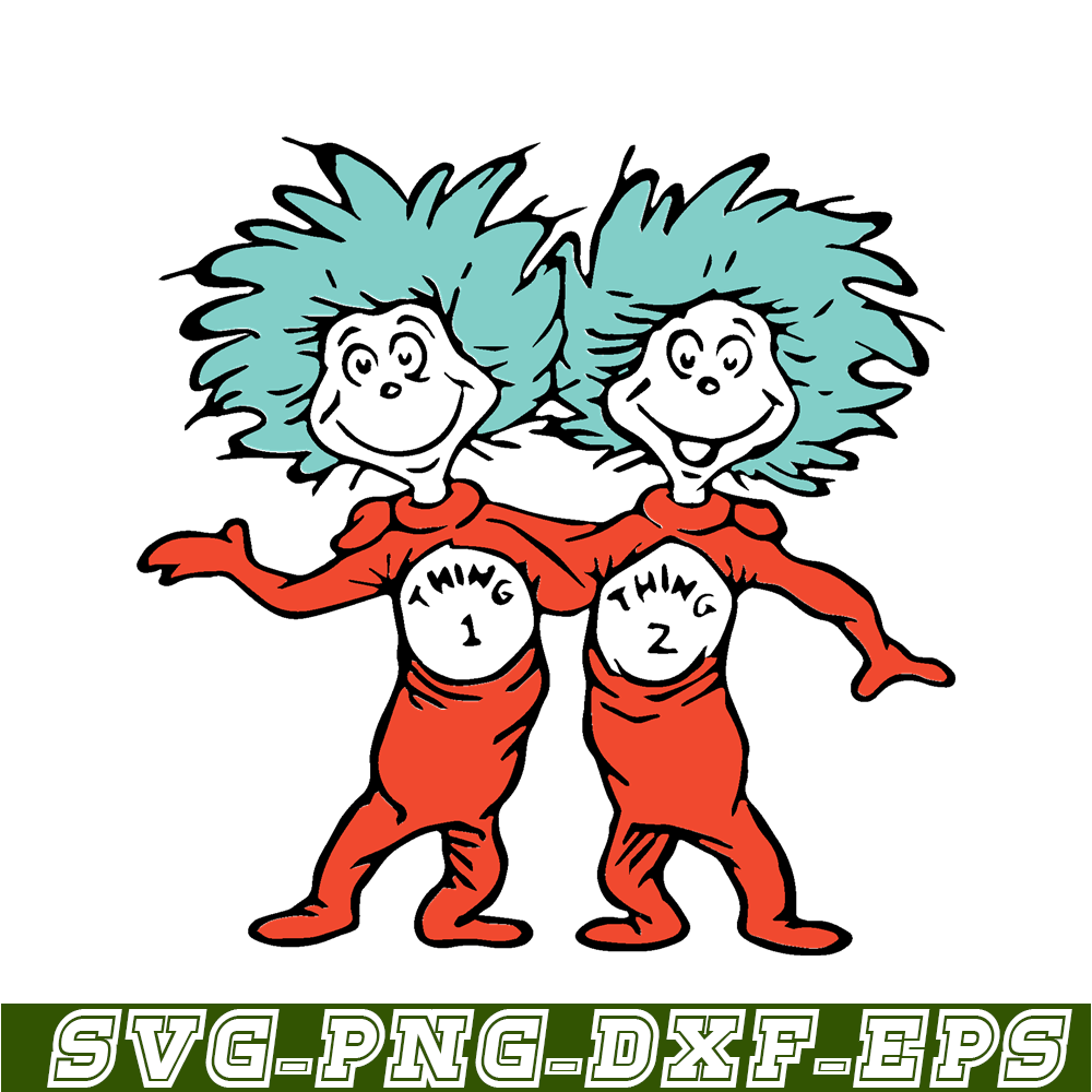 DS205122348-Thing 1 Thing 2 Smiling SVG, Dr Seuss SVG, Cat In The Hat SVG DS205122348.png