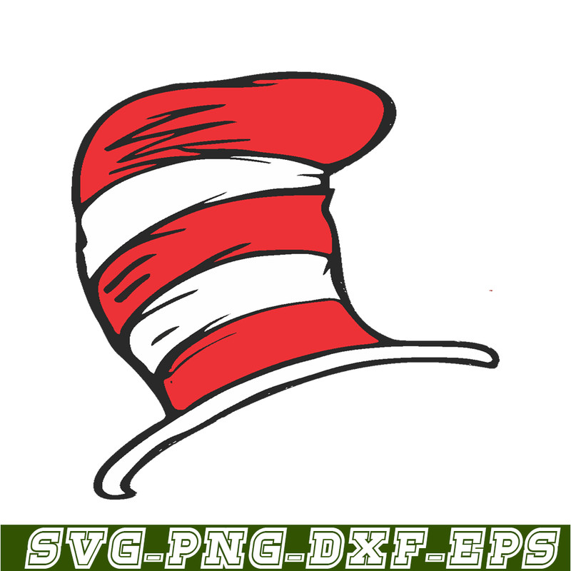 DS205122398-The White And Red Hat SVG, Dr Seuss SVG, Cat In The Hat SVG DS205122398.png