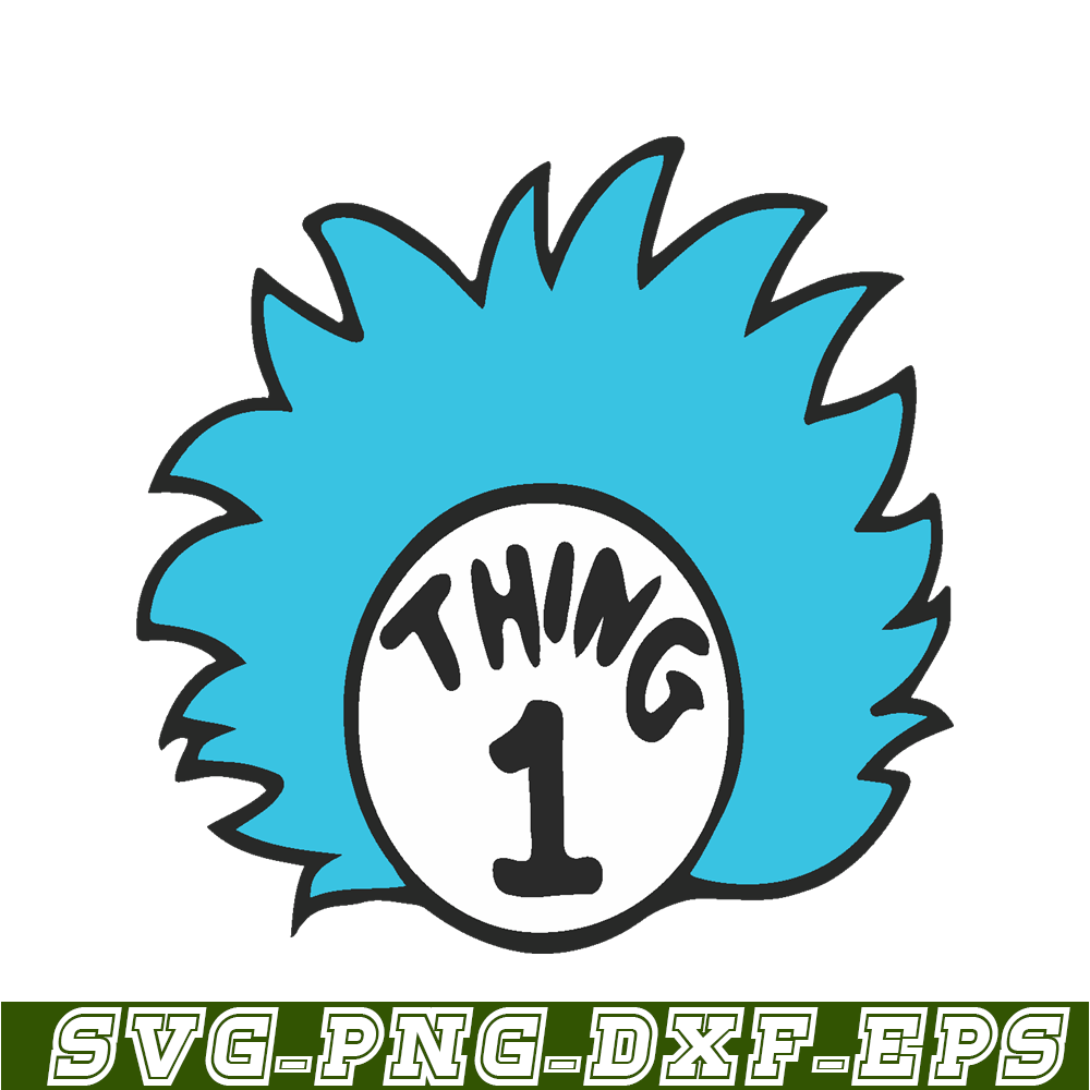 DS205122399-Thing 1 Head SVG, Dr Seuss SVG, Cat In The Hat SVG DS205122399.png