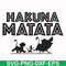 FN000157-Hakuna Matata svg, png, dxf, eps file FN000157.jpg