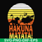 FN000160-Hakuna Matata svg, png, dxf, eps file FN000160.jpg