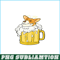 BEER28102376-Corgi Dog Beer Drinking PNG Drinking Party PNG Corgi And Beer PNG.png