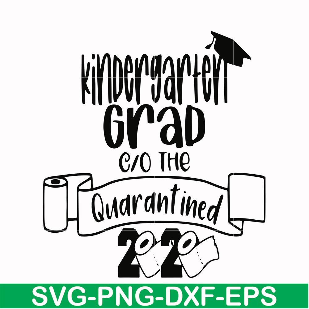 CMP066-kindergarten grad the quarantined 2020 svg, png, dxf, eps digital file CMP066.jpg