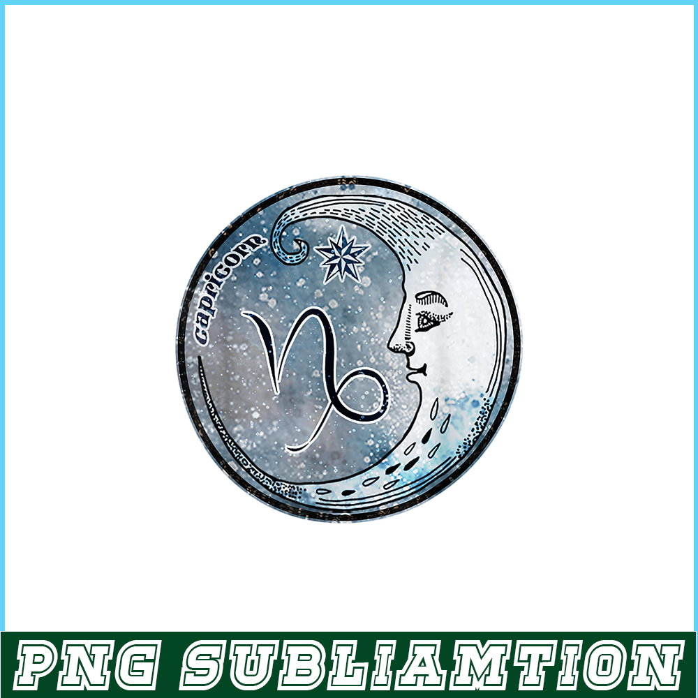 CPB28102323-Capricorn Moon PNG Sign Astrology PNG Zodiac Symbol PNG.png