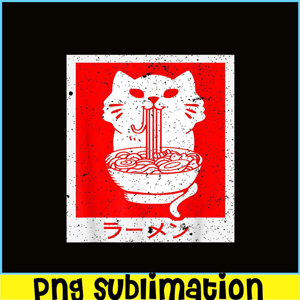 ANI31102303-Cat And Ramen PNG, Anime Manga PNG, Japanese Food PNG.png