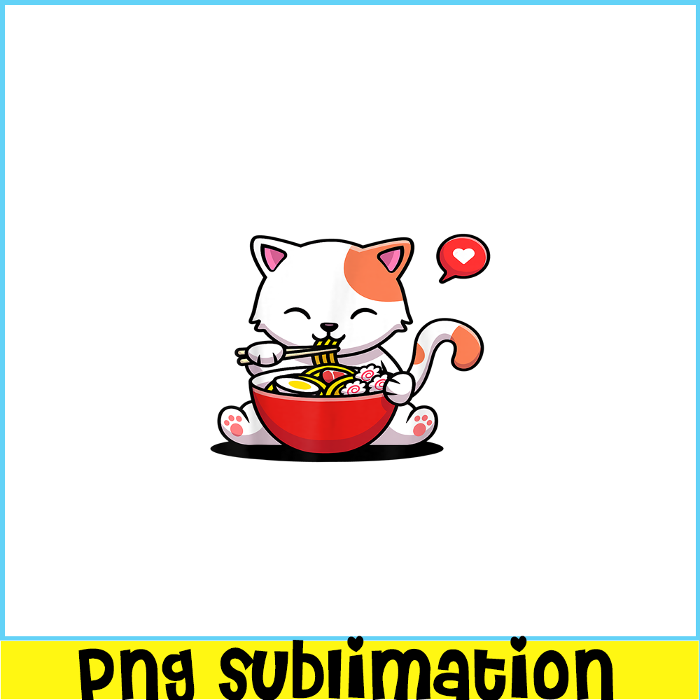ANI31102304-Kitty Enjoy Ramen PNG, Anime Manga PNG, Japanese Food PNG.png