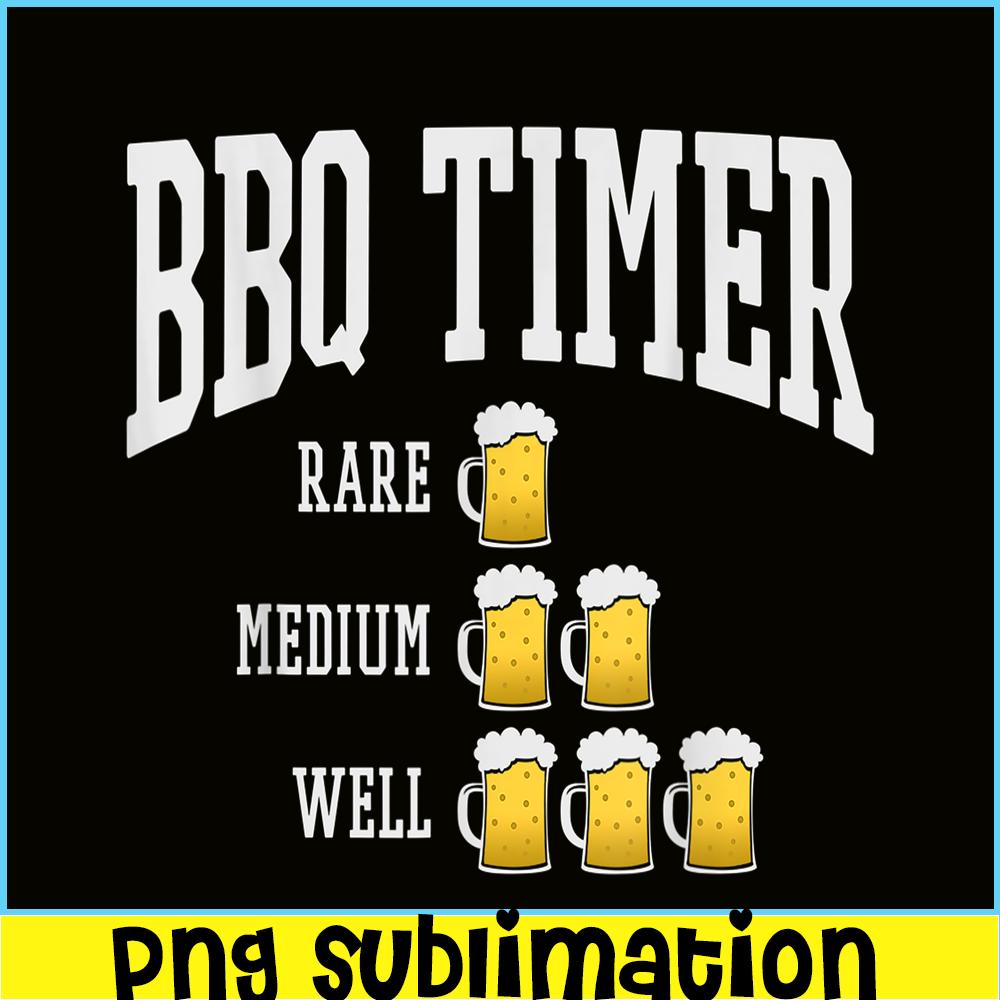 BEER28102301-BBQ Timer PNG Bear PNG Drunk Time PNG.png