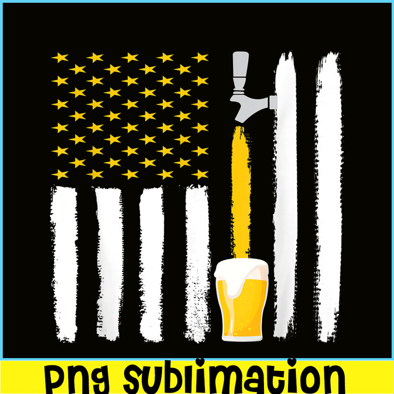 BEER28102317-Craft Beer PNG American Flag Beer Vibes PNG 4th July Brewery PNG.png
