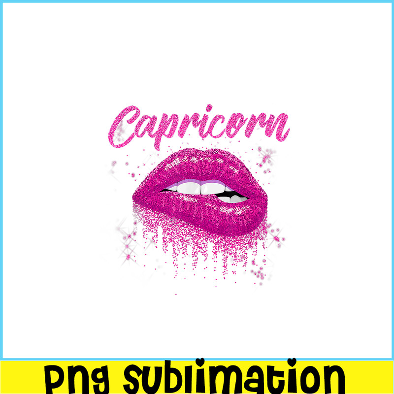 CPB28102346-Capricorn Zodiac Birthday PNG Pink Lips PNG Zodiac Sign PNG.png