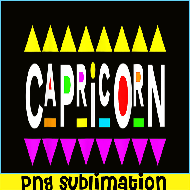 CPB28102348-Capricorn Zodiac Design 90s Style PNG Zodiac Sign PNG Capricorn PNG.png