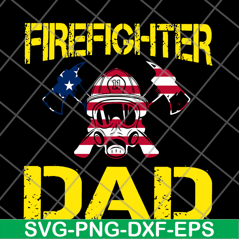FTD03062115-Firefighter Dad US flag svg, png, dxf, eps digital file FTD03062115.jpg