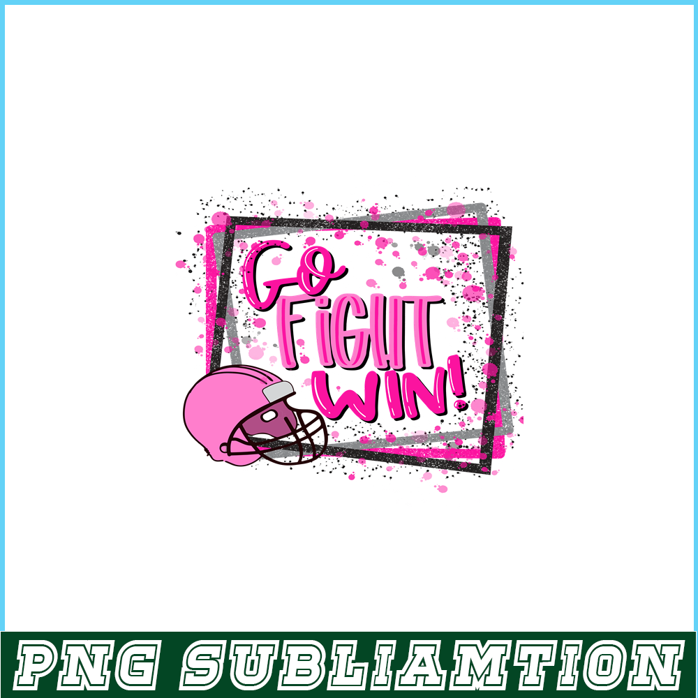 HL14102306-Go Fight Win Pink October Print Short Sleeve T-shirt PNG.png