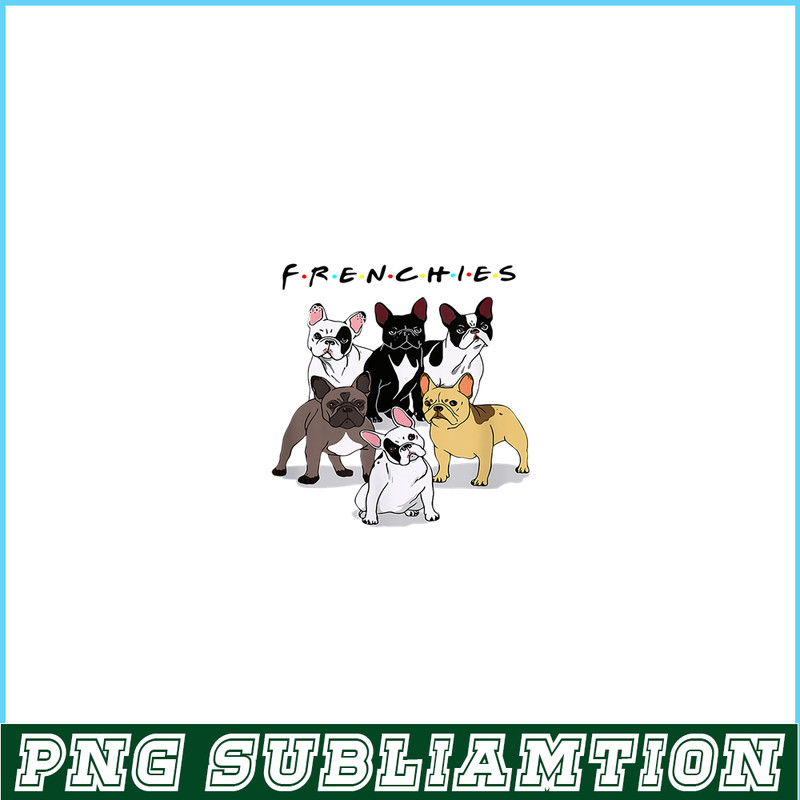 HL161023145-Frenchie Bulldog And Friends PNG, French Bulldog PNG, French Dog Artwork PNG.png