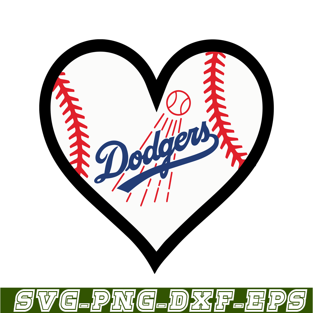 MLB011223118-Dodgers Heart SVG, Major League Baseball SVG, MLB Lovers SVG MLB011223118.png
