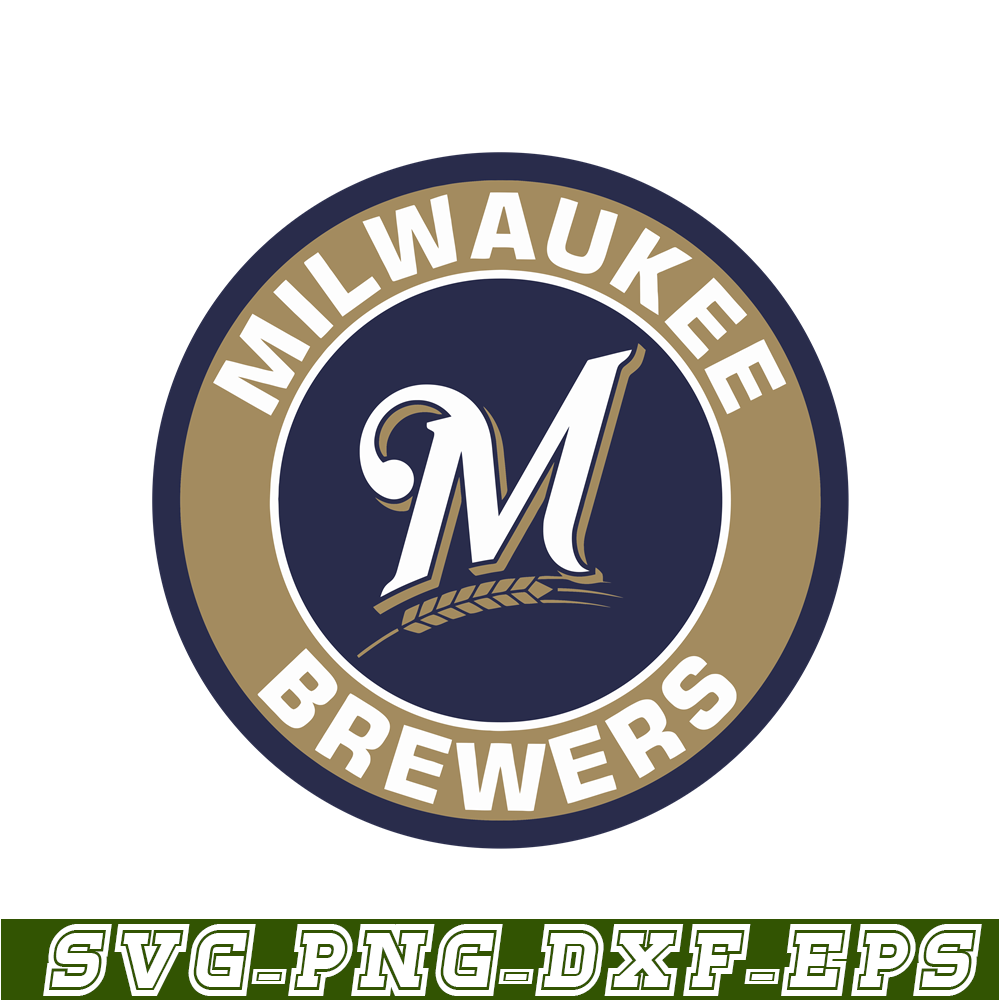 MLB011223151-Milwaukee Brewers Simple Logo SVG, Major League Baseball SVG, MLB Lovers SVG MLB011223151.png