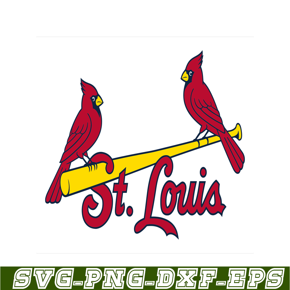 MLB204122395-St. Louis Cardinals Symbol SVG, Major League Baseball SVG, Baseball SVG MLB204122395.png