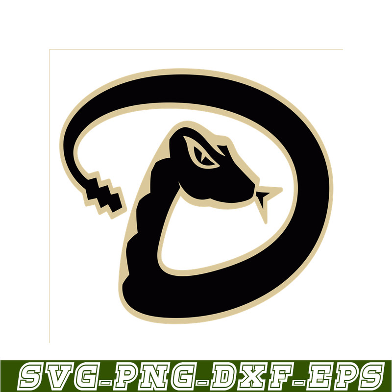 MLB30112307-Arizona D-Backs Snake SVG PNG DXF EPS AI, Major League Baseball SVG, MLB Lovers SVG MLB30112307.png