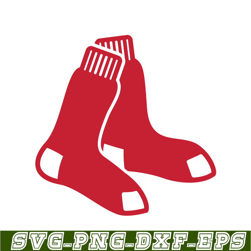 MLB30112338-Boston Red Sox The Socks SVG PNG DXF EPS AI, Major League Baseball SVG, MLB Lovers SVG MLB30112338.png