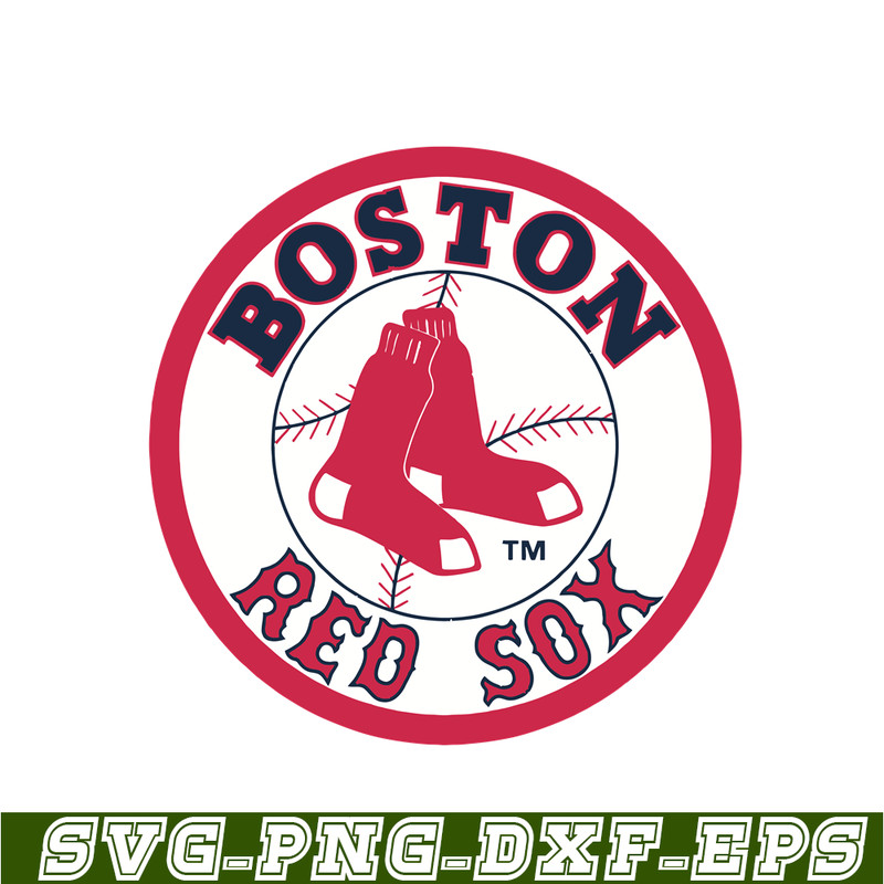 MLB30112345-Boston Red Sox Red White Logo SVG PNG DXF EPS AI, Major League Baseball SVG, MLB Lovers SVG MLB30112345.png