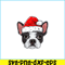 PNG141023104-Boston Terrier Christmas Dog Santa Hat Xmas Boys Kids Girls T-Shirt Png.png