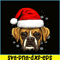 PNG141023108-Boxer Santa Hat Christmas Boys Girls Xmas Gift T-Shirt Png.png