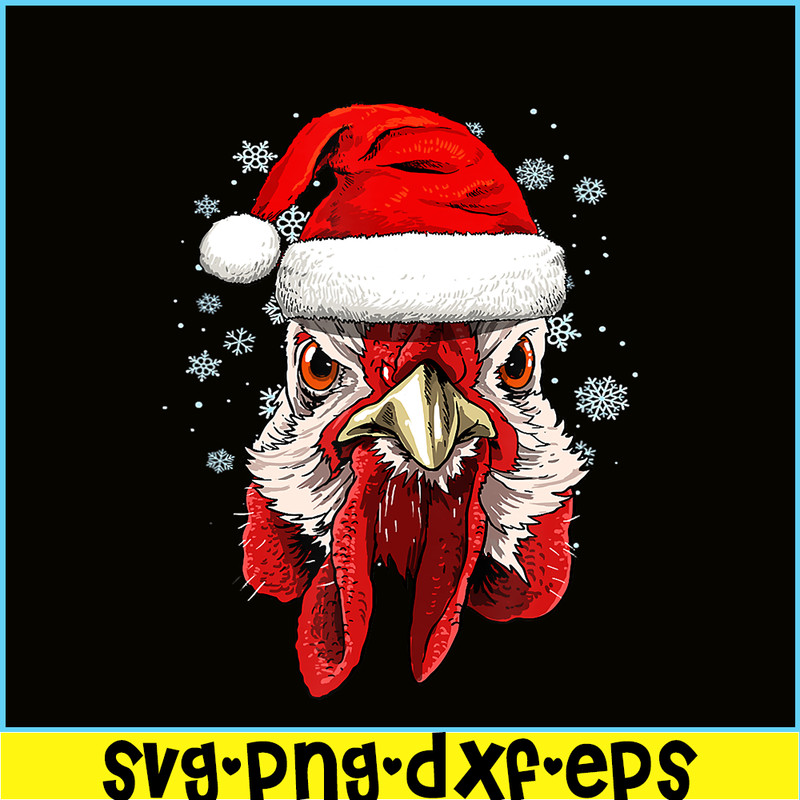 PNG141023125-Chicken Christmas Santa Hat Xmas Gifts Kids Boys Girls T-Shirt Png.png