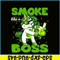 PNG14102341-420 Unicorn Smoke Like A Boss Shirt Weed Pot Leaf Marijuana T-Shirt Png.png