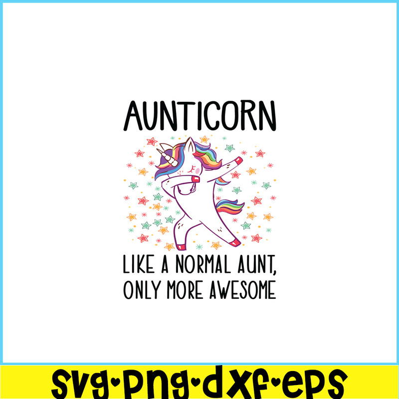 PNG14102346-Aunticorn Like An Aunt Only Awesome Dabbing Unicorn Premium Scoop T-Shirt Png.png
